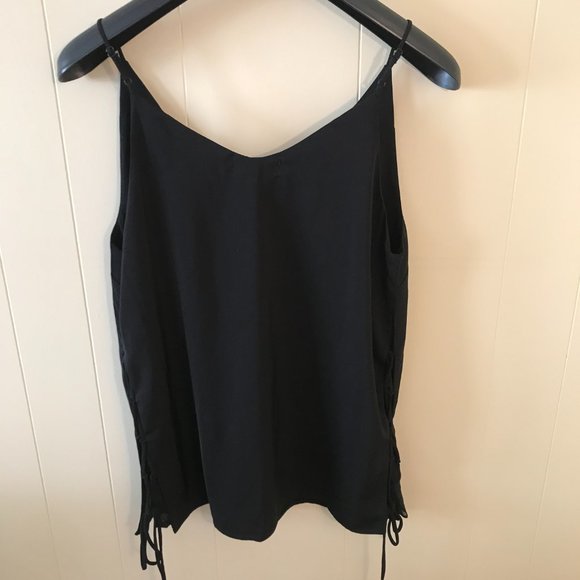 NEW WITH TAG!! Etiquette black camisole top - Picture 2 of 4